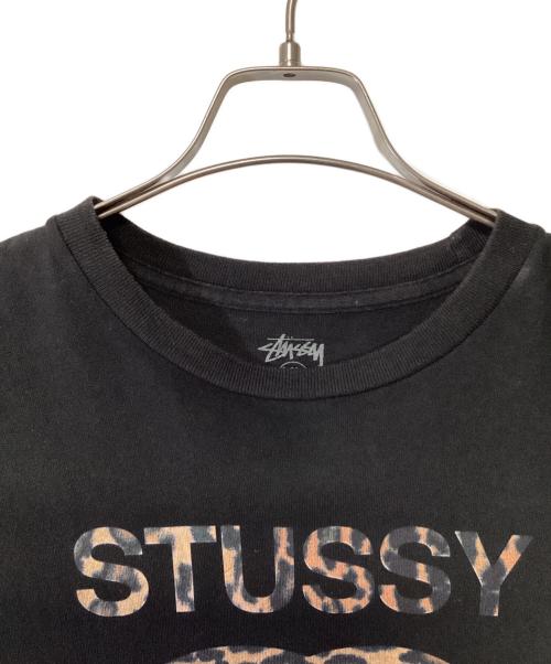 stussy（ステューシー）stussy (ステューシー) プリントTシャツ ブラック サイズ:SIZE XLの古着・服飾アイテム
