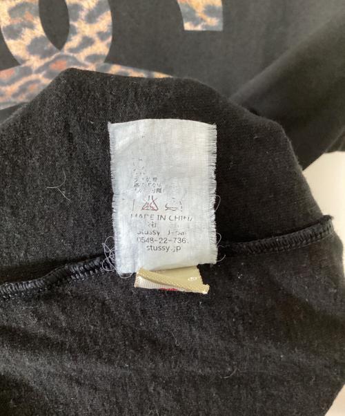stussy（ステューシー）stussy (ステューシー) プリントTシャツ ブラック サイズ:SIZE XLの古着・服飾アイテム
