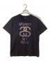 stussy（ステューシー）の古着「プリントTシャツ」｜ブラック