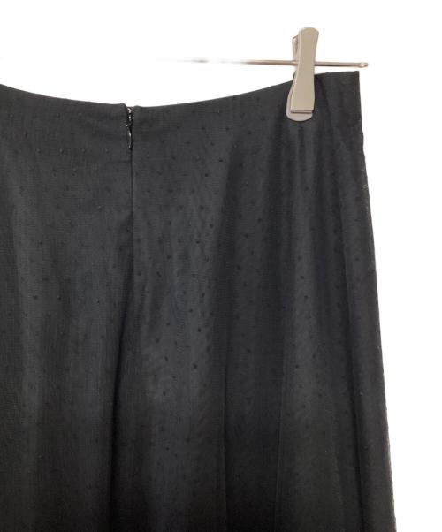 LANVIN en Bleu（ランバンオンブルー）LANVIN en Bleu (ランバンオンブルー) レーススカート ブラック サイズ:38の古着・服飾アイテム