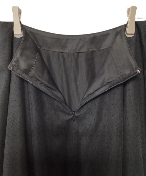 LANVIN en Bleu（ランバンオンブルー）LANVIN en Bleu (ランバンオンブルー) レーススカート ブラック サイズ:38の古着・服飾アイテム