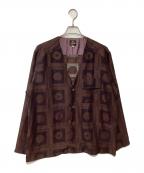 Needlesニードルズ）の古着「V Neck Shirts」｜ブラウン