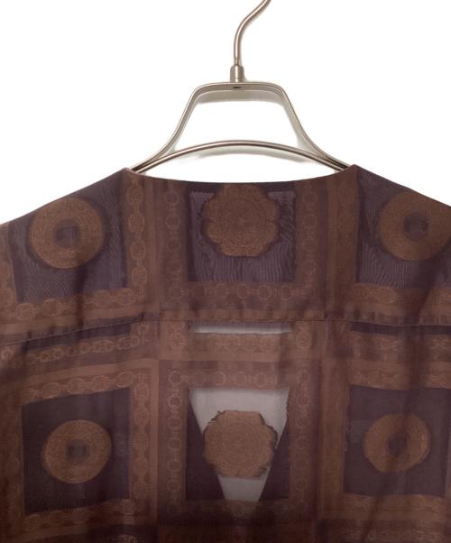 Needles（ニードルズ）Needles (ニードルズ) V Neck Shirts ブラウン サイズ:Lの古着・服飾アイテム