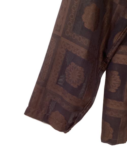 Needles（ニードルズ）Needles (ニードルズ) V Neck Shirts ブラウン サイズ:Lの古着・服飾アイテム