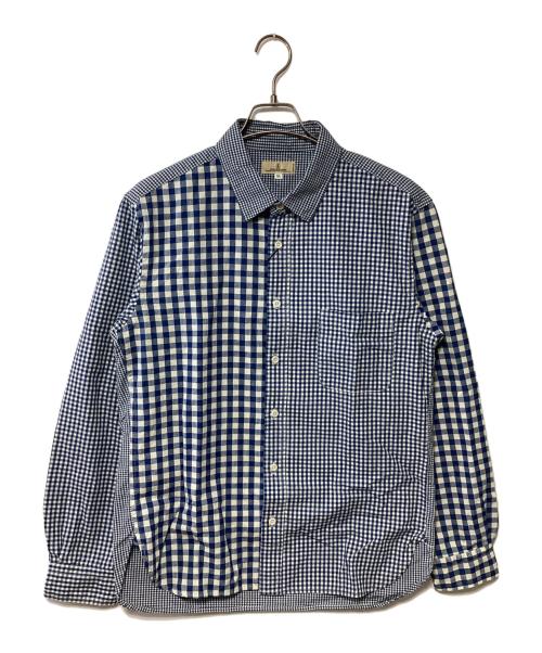 JAPAN BLUE JEANS（ジャパンブルージーンズ）JAPAN BLUE JEANS (ジャパン ブル ージーンズ) チェックシャツ ブルー×ホワイト サイズ:XL 未使用品の古着・服飾アイテム