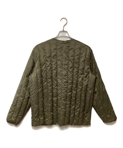 TAION（タイオン）TAION (タイオン) ダウンジャケット カーキ サイズ:Lの古着・服飾アイテム