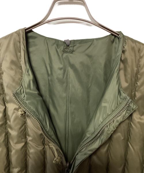 TAION（タイオン）TAION (タイオン) ダウンジャケット カーキ サイズ:Lの古着・服飾アイテム