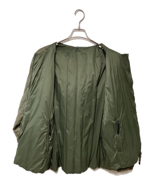 TAION（タイオン）TAION (タイオン) ダウンジャケット カーキ サイズ:Lの古着・服飾アイテム