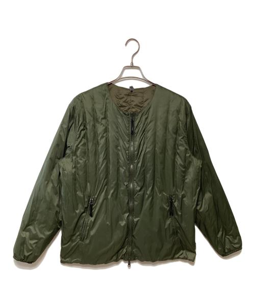 TAION（タイオン）TAION (タイオン) ダウンジャケット カーキ サイズ:Lの古着・服飾アイテム