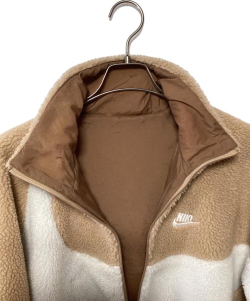 NIKE（ナイキ）NIKE (ナイキ) VM SWOOSH FULLZIP JACKET ベージュ×ホワイト サイズ:XLの古着・服飾アイテム