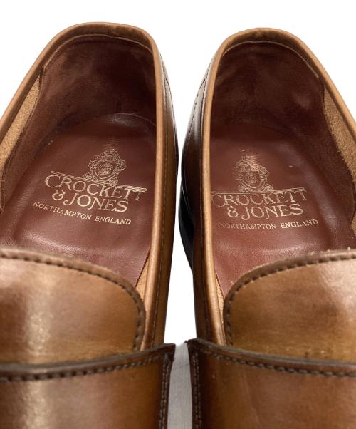 Crockett & Jones（クロケット＆ジョーンズ）Crockett & Jones (クロケット＆ジョーンズ) コインローファー ブラウン サイズ:9Eの古着・服飾アイテム