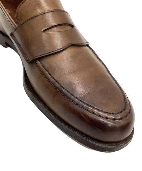 Crockett & Jones（クロケット＆ジョーンズ）Crockett & Jones (クロケット＆ジョーンズ) コインローファー ブラウン サイズ:9Eの古着・服飾アイテム