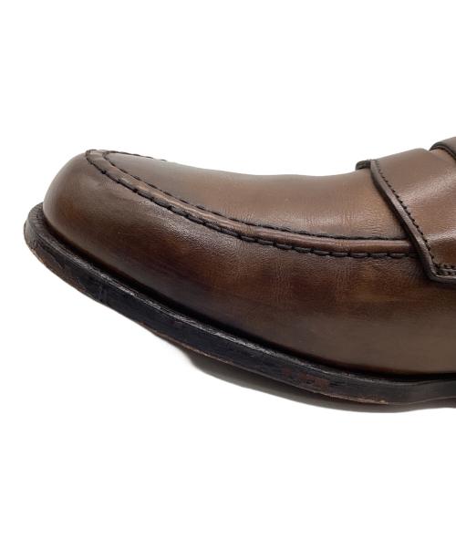 Crockett & Jones（クロケット＆ジョーンズ）Crockett & Jones (クロケット＆ジョーンズ) コインローファー ブラウン サイズ:9Eの古着・服飾アイテム