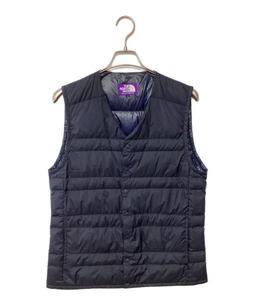 THE NORTH FACE PURPLE LABEL（ノースフェイスパープルレーベル）THE NORTH FACE PURPLE LABEL (ノースフェイスパープルレーベル) インナーダウンベスト ネイビー サイズ:Mの古着・服飾アイテム
