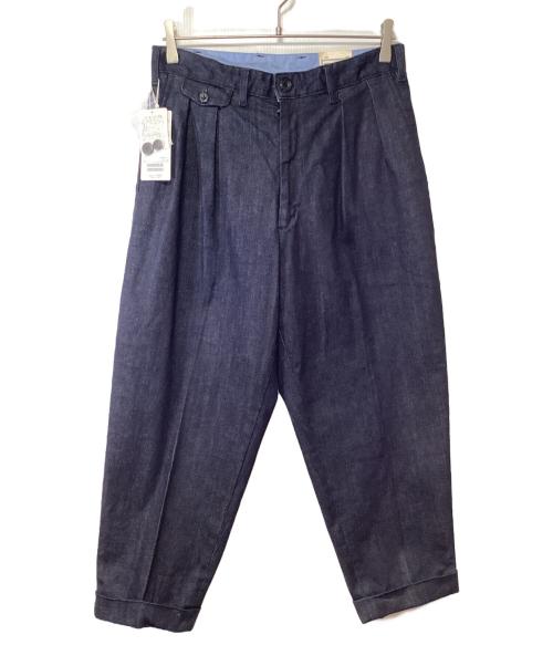 BEAMS（ビームス）BEAMS (ビームス) ワイドデニムパンツ インディゴ サイズ:SIZE S 未使用品の古着・服飾アイテム