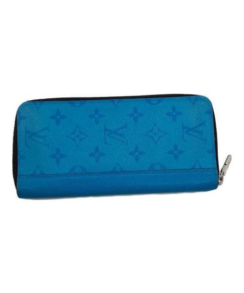LOUIS VUITTON（ルイ ヴィトン）LOUIS VUITTON (ルイ ヴィトン) ジッピーウォレットヴェルティカル　タイガラマ スカイブルーの古着・服飾アイテム