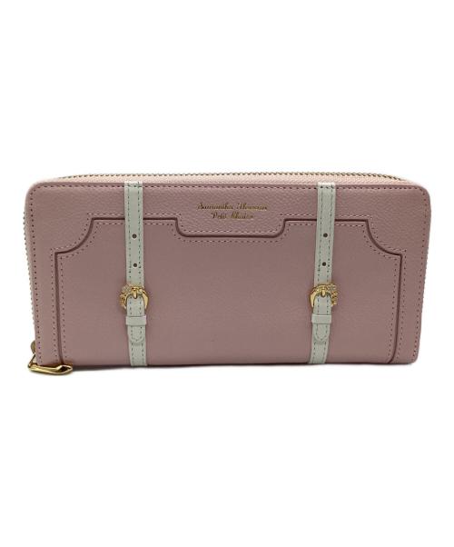 Samantha Thavasa（サマンサタバサ）Samantha Thavasa (サマンサタバサ) トロッターケース風長財布 ピンク 未使用品の古着・服飾アイテム