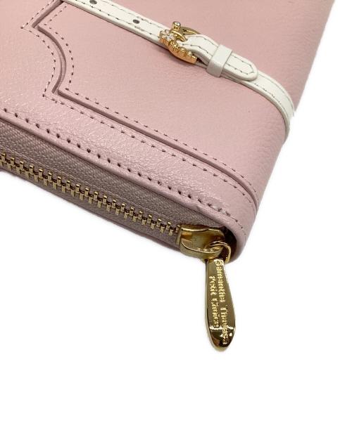 Samantha Thavasa（サマンサタバサ）Samantha Thavasa (サマンサタバサ) トロッターケース風長財布 ピンク 未使用品の古着・服飾アイテム