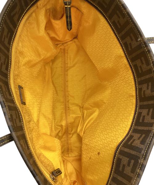 FENDI（フェンディ）FENDI (フェンディ) トートバッグ ベージュ×ブラウンの古着・服飾アイテム