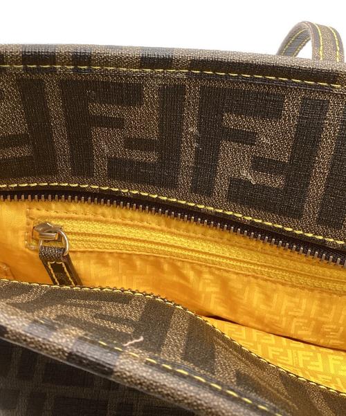 FENDI（フェンディ）FENDI (フェンディ) トートバッグ ベージュ×ブラウンの古着・服飾アイテム