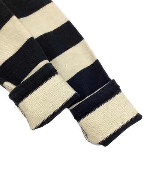 THE REAL McCOY'S（ザ・リアルマッコイズ）THE REAL McCOY'S (ザ・リアルマッコイズ) クルーネックニット ブラック×アイボリー サイズ:Lの古着・服飾アイテム