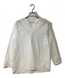 ne quittez pas（ヌキテパ）の古着「カットワークレースブラウス」｜ホワイト