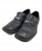 GUCCIグッチ）の古着「ローファー」｜ブラック