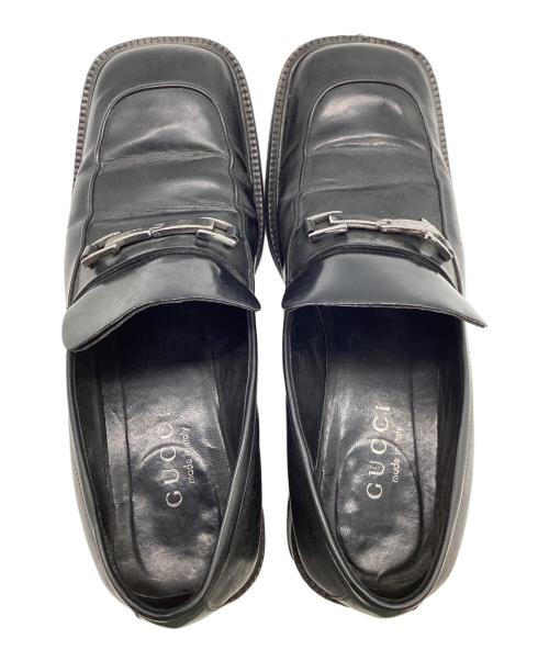 GUCCI（グッチ）GUCCI (グッチ) ローファー ブラック サイズ:36 1/2の古着・服飾アイテム