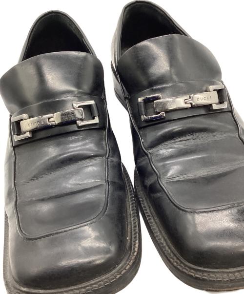 GUCCI（グッチ）GUCCI (グッチ) ローファー ブラック サイズ:36 1/2の古着・服飾アイテム
