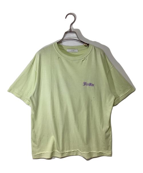 jieda（ジエダ）jieda (ジエダ) 半袖Tシャツ 黄緑 サイズ:1の古着・服飾アイテム