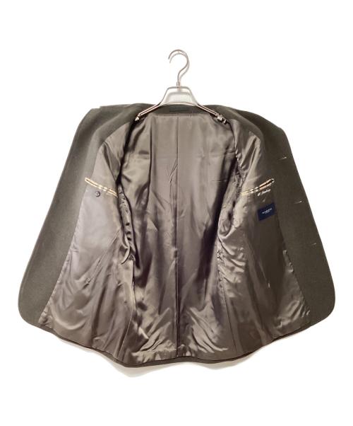 BURBERRY LONDON（バーバリーロンドン）BURBERRY LONDON (バーバリーロンドン) カシミヤ混ウールジャケット カーキ サイズ:SIZE Sの古着・服飾アイテム
