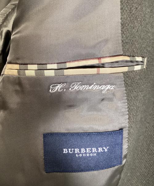 BURBERRY LONDON（バーバリーロンドン）BURBERRY LONDON (バーバリーロンドン) カシミヤ混ウールジャケット カーキ サイズ:SIZE Sの古着・服飾アイテム