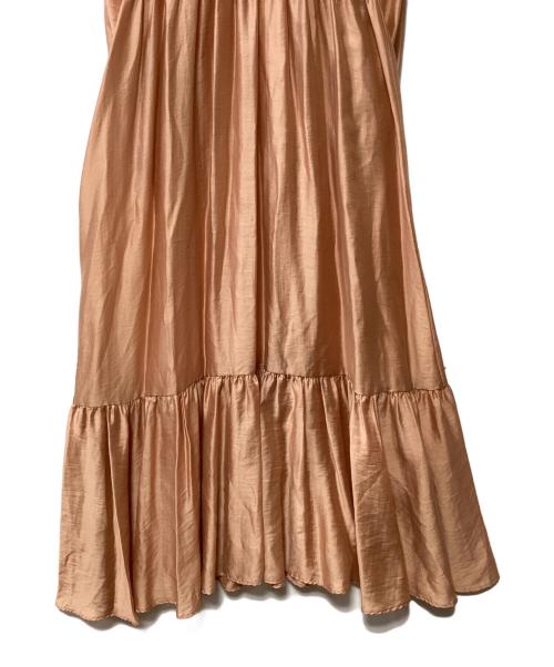 CASA FLINE（カーサフライン）CASA FLINE (カーサフライン) シャーリングハイネックドレス ライトピンク サイズ:SIZE Fの古着・服飾アイテム