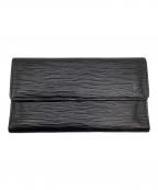 LOUIS VUITTONルイ ヴィトン）の古着「ポルトトレゾール・インターナショナル」｜ノワール