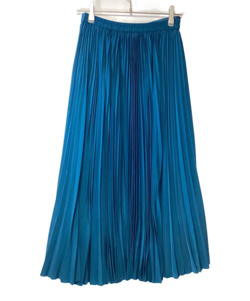theory luxe（セオリーリュクス）theory luxe (セオリーリュクス) プリーツスカート ブルー サイズ:SIZE 38の古着・服飾アイテム