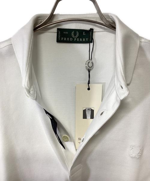 FRED PERRY（フレッドペリー）FRED PERRY (フレッドペリー) ポロシャツ ホワイト サイズ:L 未使用品の古着・服飾アイテム