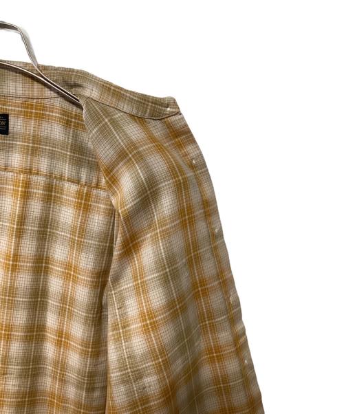 PENDLETON（ペンドルトン）PENDLETON (ペンドルトン) チェックシャツ イエロー×ベージュ サイズ:M 未使用品の古着・服飾アイテム