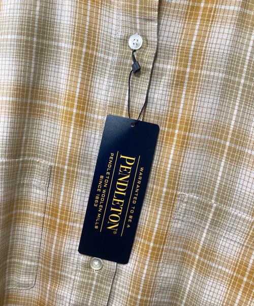 PENDLETON（ペンドルトン）PENDLETON (ペンドルトン) チェックシャツ イエロー×ベージュ サイズ:M 未使用品の古着・服飾アイテム