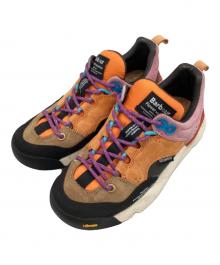 Barbour×Flower MOUNTAIN（バブアー×フラワーマウンテン）の古着「スニーカー」｜ピンク×オレンジ×ブラック