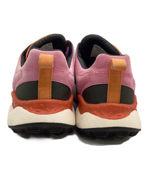 Barbour（バブアー）Barbour (バブアー) Flower MOUNTAIN (フラワーマウンテン) スニーカー ピンク×オレンジ×ブラック サイズ:230の古着・服飾アイテム