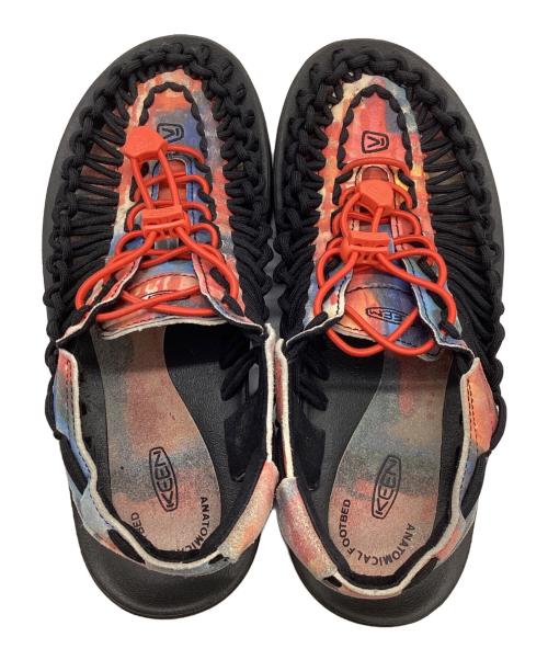 KEEN（キーン）KEEN (キーン) サンダル ブラック×オレンジ サイズ:24の古着・服飾アイテム