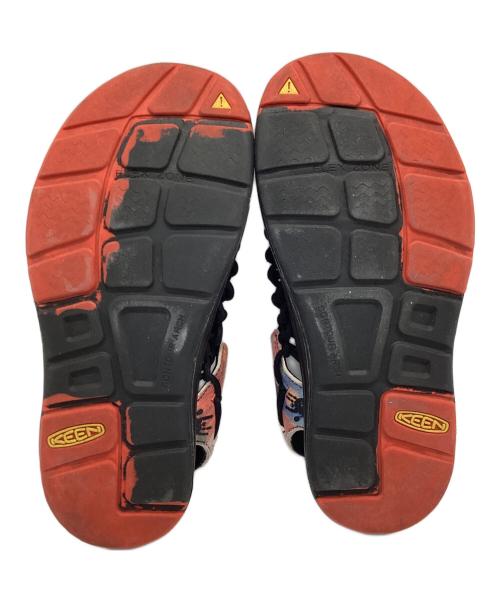 KEEN（キーン）KEEN (キーン) サンダル ブラック×オレンジ サイズ:24の古着・服飾アイテム