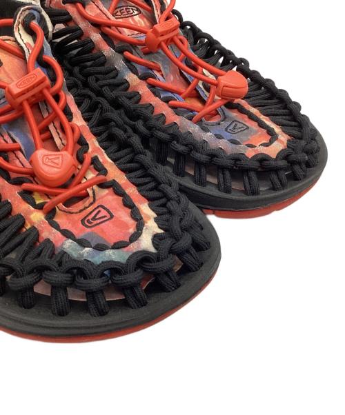 KEEN（キーン）KEEN (キーン) サンダル ブラック×オレンジ サイズ:24の古着・服飾アイテム
