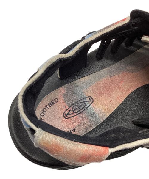 KEEN（キーン）KEEN (キーン) サンダル ブラック×オレンジ サイズ:24の古着・服飾アイテム