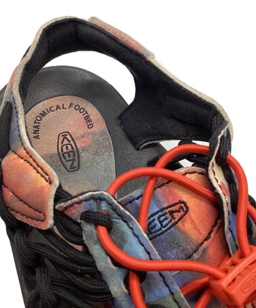 KEEN（キーン）KEEN (キーン) サンダル ブラック×オレンジ サイズ:24の古着・服飾アイテム