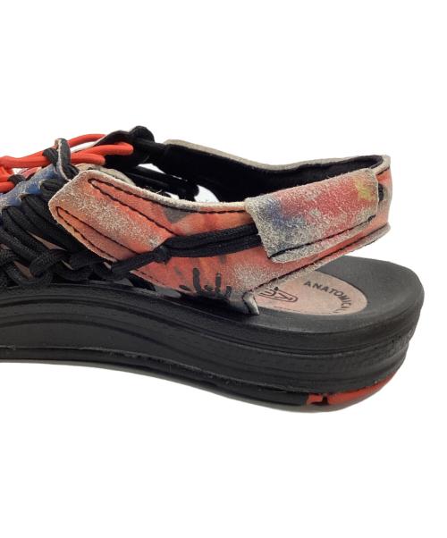 KEEN（キーン）KEEN (キーン) サンダル ブラック×オレンジ サイズ:24の古着・服飾アイテム