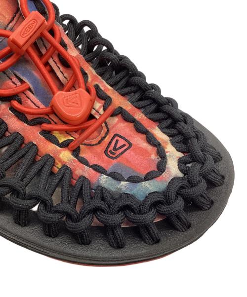 KEEN（キーン）KEEN (キーン) サンダル ブラック×オレンジ サイズ:24の古着・服飾アイテム