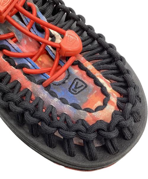 KEEN（キーン）KEEN (キーン) サンダル ブラック×オレンジ サイズ:24の古着・服飾アイテム