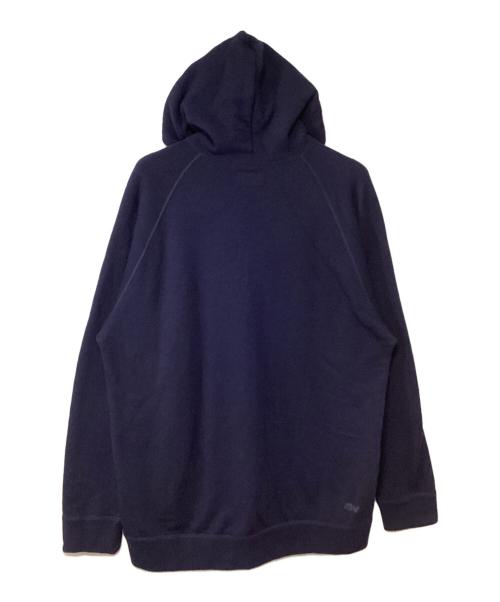 LOOPWHEELER（ループウィラー）LOOPWHEELER (ループウィラー) ウール混パーカー ネイビー サイズ:LARGEの古着・服飾アイテム