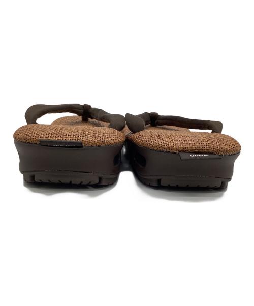 goyemon（ゴヱモン）goyemon (ゴヱモン) unda/雲駄 ブラウン サイズ:Mの古着・服飾アイテム